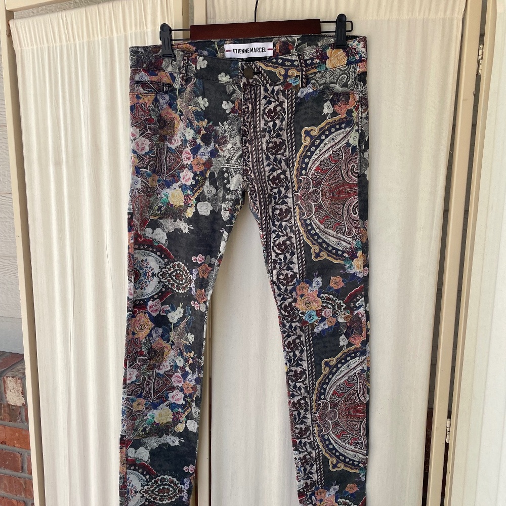 Étienne Marcel Printed Skinny Jeans SZ 30